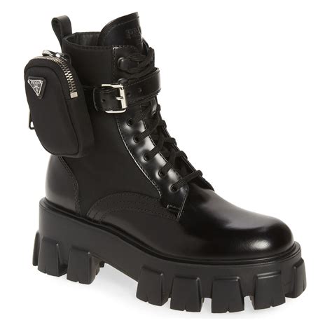 prada lug-sole combat boot|Prada Monolith Mini Bag Lug Sole Combat Boot (Women).